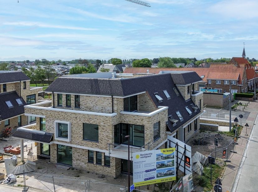 Dit prachtig nieuwbouwproject is gelegen op de hoek van de Mispelburgstraat  Heidelaan, Vosseslag, deelgemeente van De Haan, tevens met de nodige aand