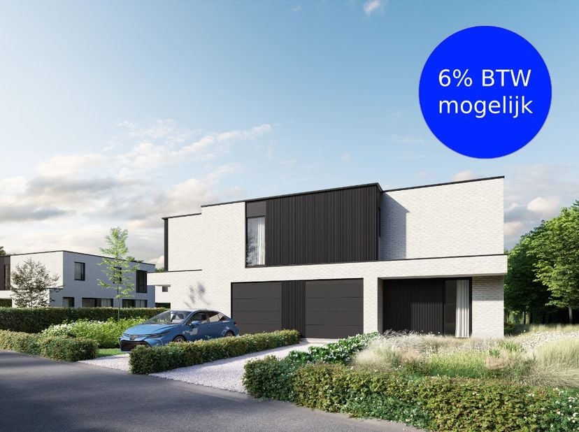 Deze nieuwbouwwoning is gelegen langs de Oude Weg in Zulte.De woning geniet van zeer veel ruimte, mooie tuin en hoogwaardige afwerking in moderne stij
