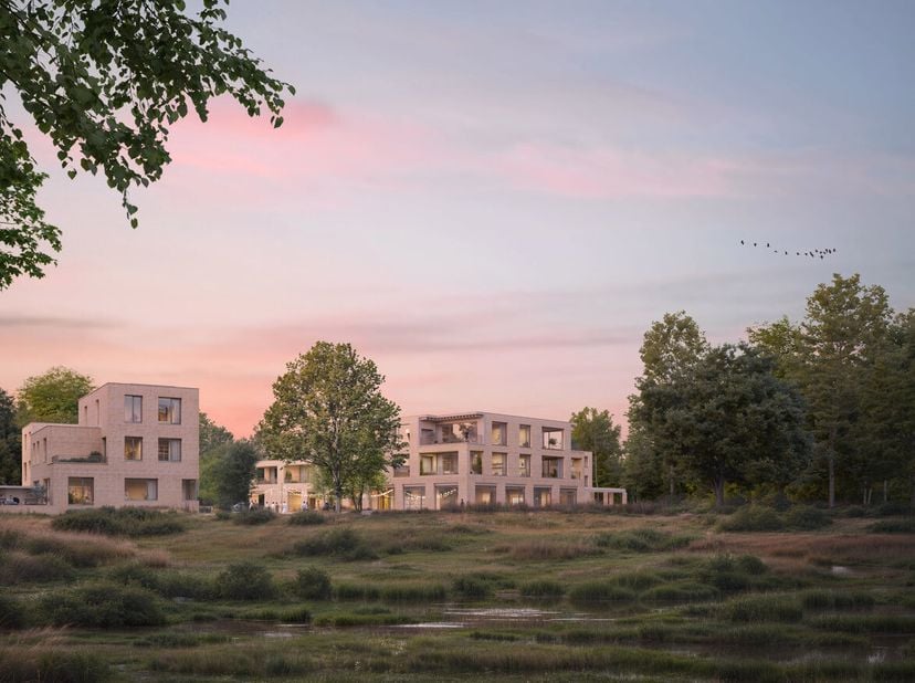 Het Porfier ligt in Sint-Amandsberg, in de groene rand rond Gent. Een plek waar je de rust van de natuur voelt, maar tegelijk vlot verbonden bent met
