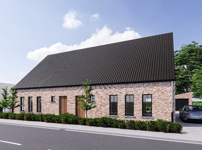 AANKOOPMOGELIJKHEID onder 6% BTW!Deze nieuwbouwwoning in halfopen bebouwing biedt alle ruimte en comfort die je zoekt! Met een doordachte indeling en