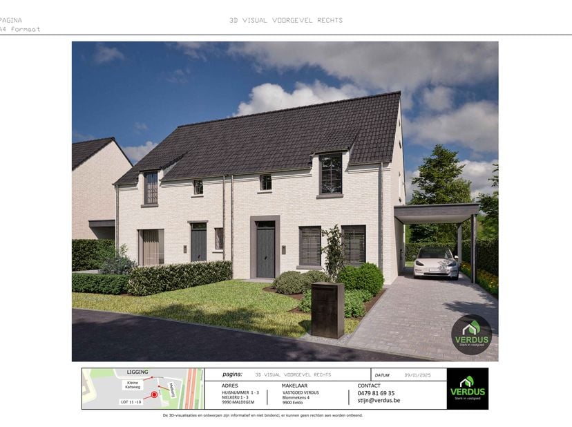 Ben je op zoek naar een energiezuinige woning met een heerlijke tuin? Dan is deze prachtige nieuwbouwwoning in Maldegem Melkerij 1 perfect voor jou! K