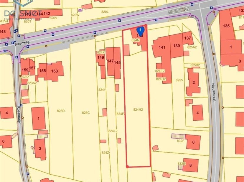Terrain à projet  Possibilité de construction ouverte ou de 2 maisons semi-mitoyennes  Emplacement stratégique face à la gare de Lierde&lt;br /&gt;
Vous ête