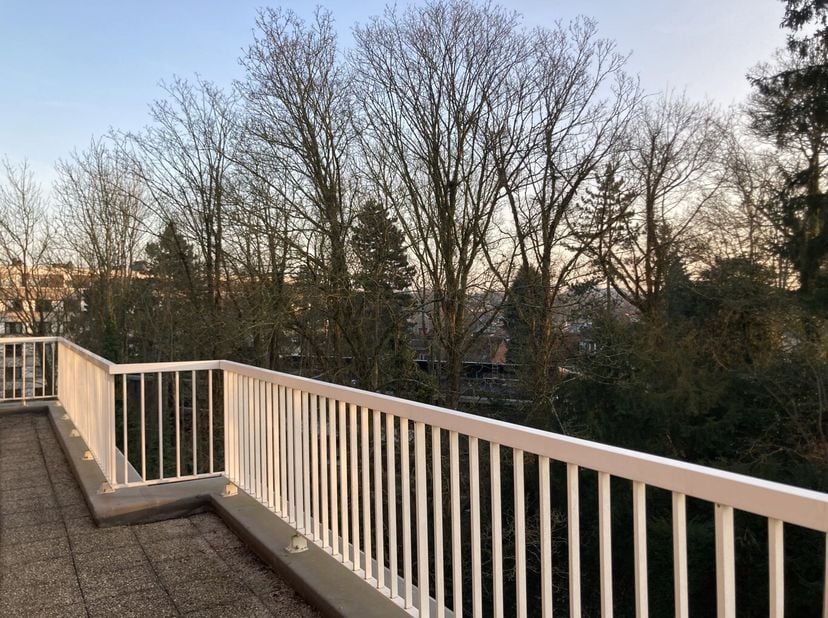 Au dernier étage dune résidence calme, J&amp;J Properties vous présente ce superbe penthouse semi-meublé de 2 chambres avec terrasses.&lt;br /&gt;
Le penthouse