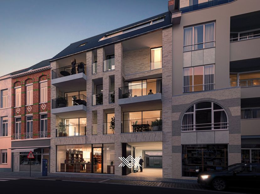 Dit tweeslaapkamer appartement van 77 m² op de derde verdieping beschikt over een lichtrijke eet- en leefruimte met rechtstreekse toegang tot het zuid