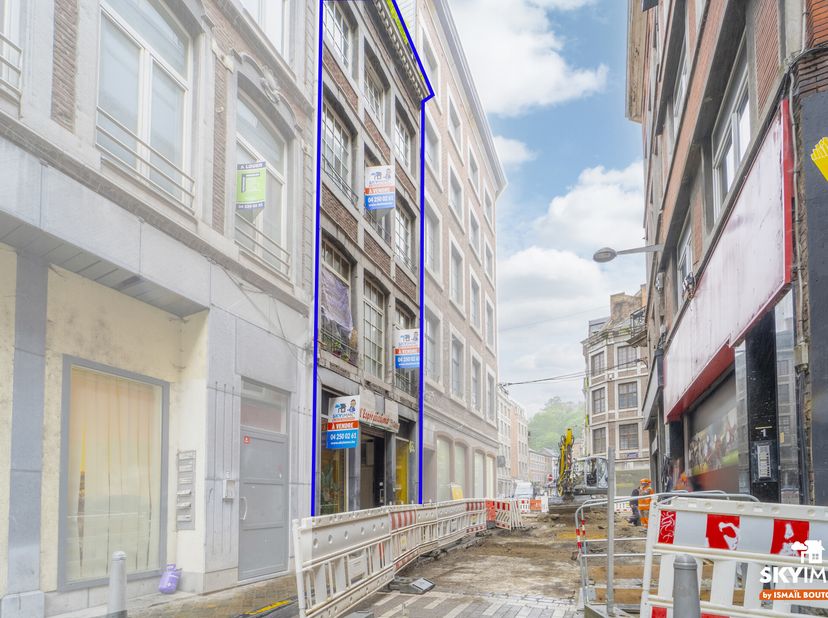 L&#039;agence SKYIMMO vous propose cet immeuble de rapport  comprenant  RDC COMMERCIAL + CAVE ainsi que 2 APPARTEMENTS et 1 DUPLEX situé dans le centre vil