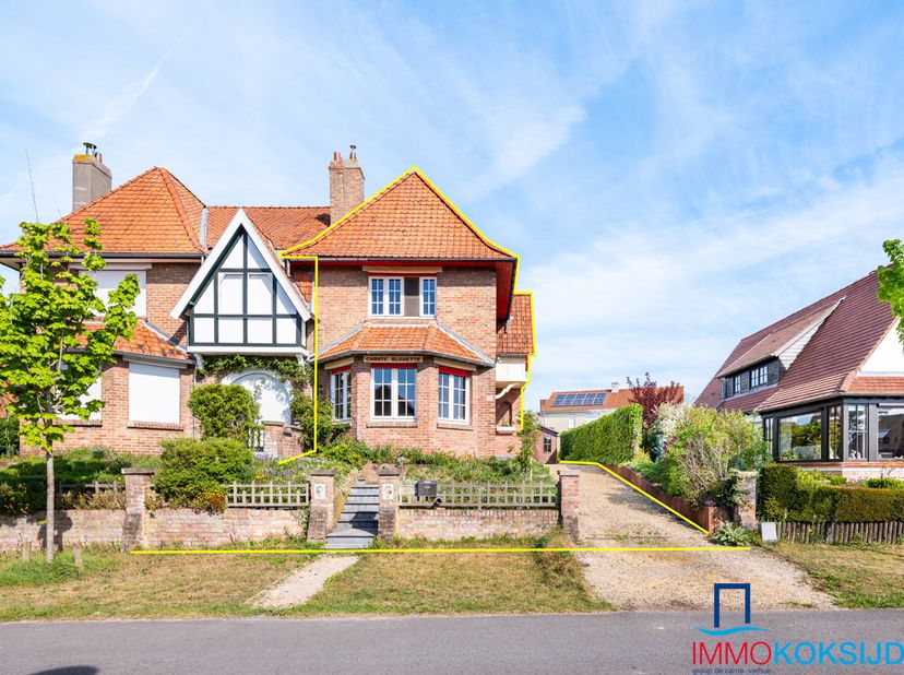 Koksijde-Bad, Charmante authentieke koppelvilla met 4 slaapkamers, rustig gelegen vlakbij natuurreservaat Doornpanne.&lt;br /&gt;
&lt;br /&gt;
De koppelvilla best