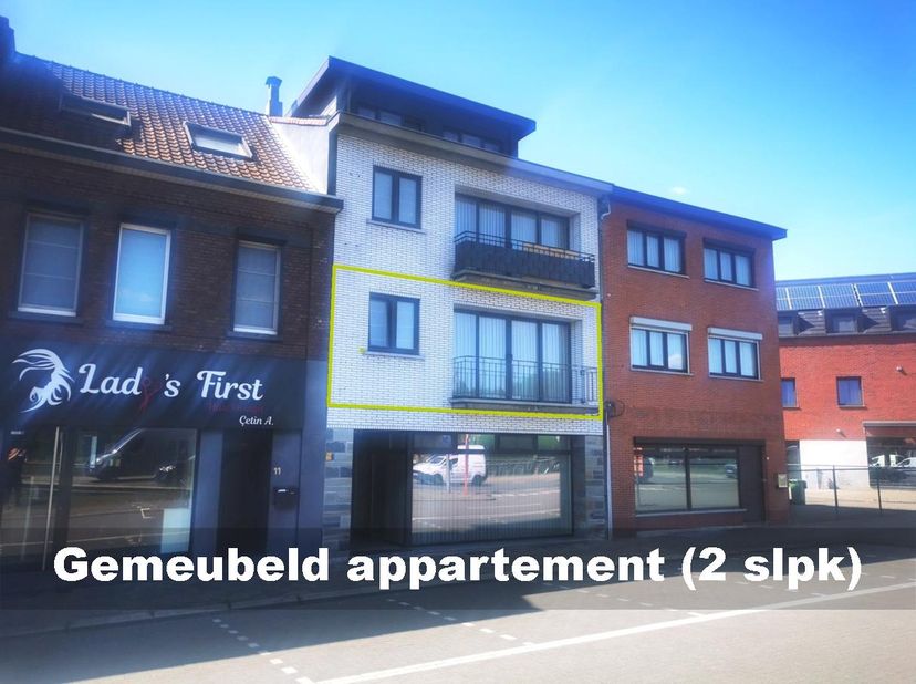 Energiezuinig en volledig gemeubeld appartement met 2 slaapkamers (100 m²) in Genk (Hoevenzavel), op enkele minuten van het centrum van Genk en op 500