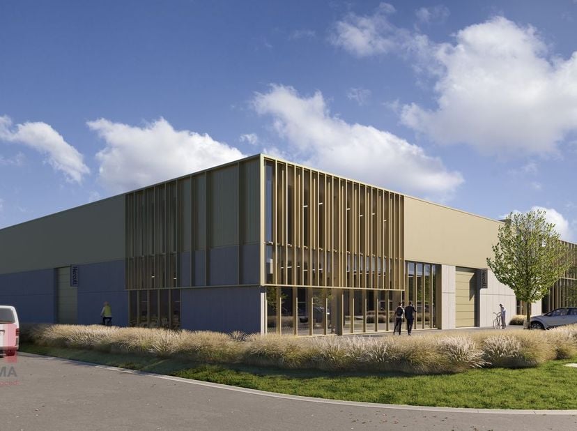 Bedrijfsgebouw op maat van 1.318 m² in combinatie met 225 m² kantoorruimte te koop.&lt;br /&gt;
&lt;br /&gt;
Op de nieuwe industriële ontwikkeling &#039;THEA&#039; worden 8