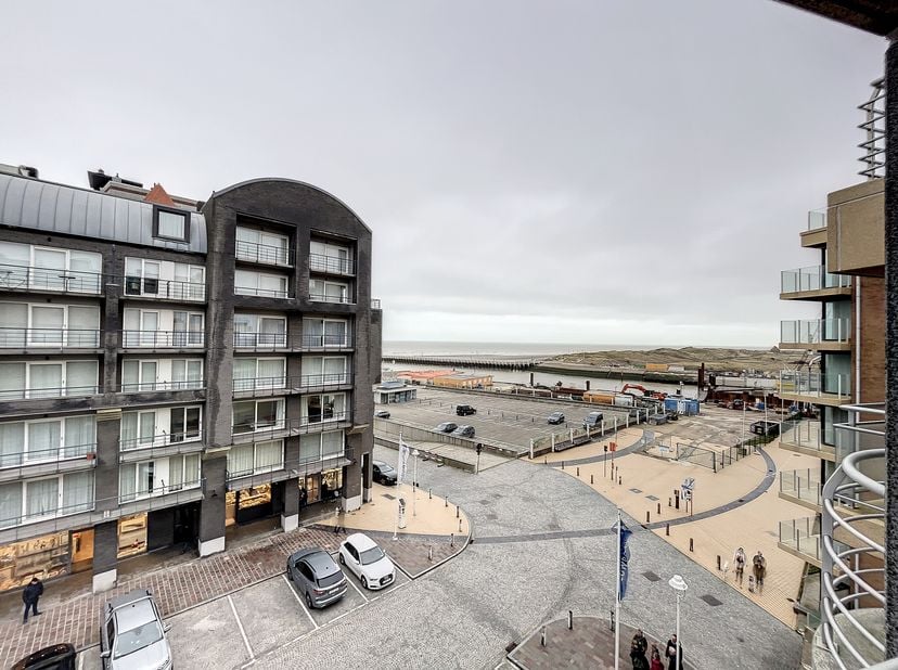Ruim 1-slaapkamer appartement gelegen pal in het centrum van Nieuwpoort-Bad, Lombardsijdestraat 10 in de Residentie Lotus 4. Dit appartement ligt op w
