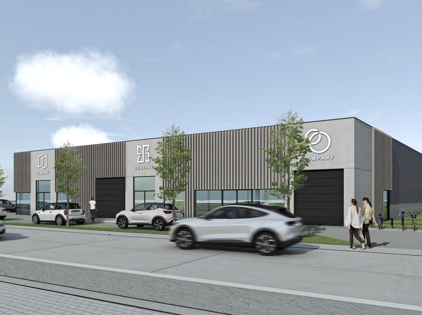 Op een centrale ligging in de driehoek Tielt- Deinze-Waregem, meer bepaald te Dentergem bevindt zich deze nieuwbouw KMO-unit deel uitmakend van het KM