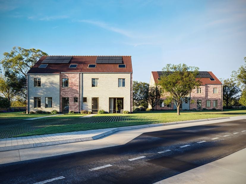 In het hart van het geliefde Haasrode, op een strategische locatie, vinden we deze prachtig nieuw te bouwen halfopen woning terug. Gelegen op een roya