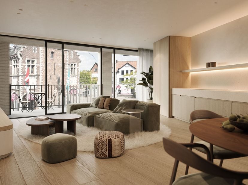 Belle Fort est un projet unique de construction neuve au cur de Tielt. Ce projet à petite échelle propose cinq appartements élégants, dont un penthous