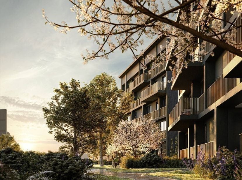 Profitez du luxe et du calme dans ce magnifique appartement de 2 chambres, situé dans le projet résidentiel Leiemeersen. Cet appartement lumineux offr