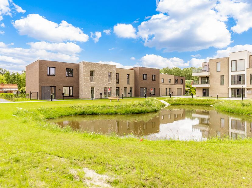 Sur la Sint-Truidersteenweg 419A à Sint-Lambrechts-Herk, nous trouvons cette maison neuve économe en énergie d&#039;une surface habitable de 152 m². Au rez
