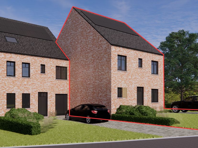 Deze moderne halfopen nieuwbouwwoning in pastorijstijl wordt momenteel gebouwd en biedt een hoogwaardige afwerking met een energiezuinige EPC A-score.