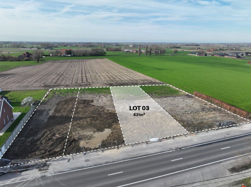 Terrain à vendre
                    à 8700 Tielt