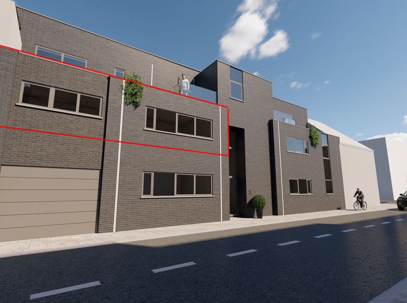 Nieuwbouwproject ‘Residentie Boscheind’ bestaat uit 8 appartementen en is gelegen in de Zandstraat 3 te Maasmechelen. In het gebouw is een gemeenschap