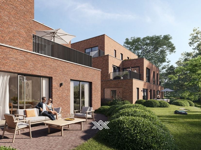 Gelegen in het groene Merelbeke, op fietsafstand van het centrum, vindt u dit gelijkvloers appartement in het hedendaags nieuwbouwproject genaamd ‘De
