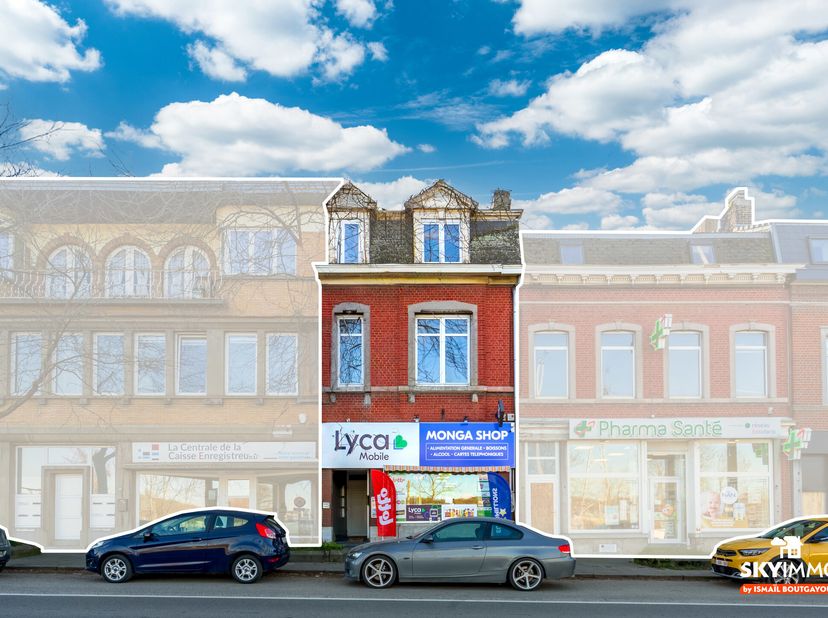 L&#039;agence SKYIMMO vous propose cet immeuble mixte situé à Seraing  Val Saint-Lambert, composé de deux appartements et un espace commercial.&lt;br /&gt;
AU RE