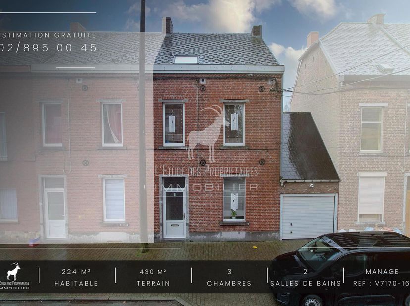 Referentie van het bureau: V7170-161&lt;br /&gt;
***VIRTUELE TOUR: https://en.envisite.net/0mv161***&lt;br /&gt;
Wij bieden u dit prachtige 3 façade huis volledig