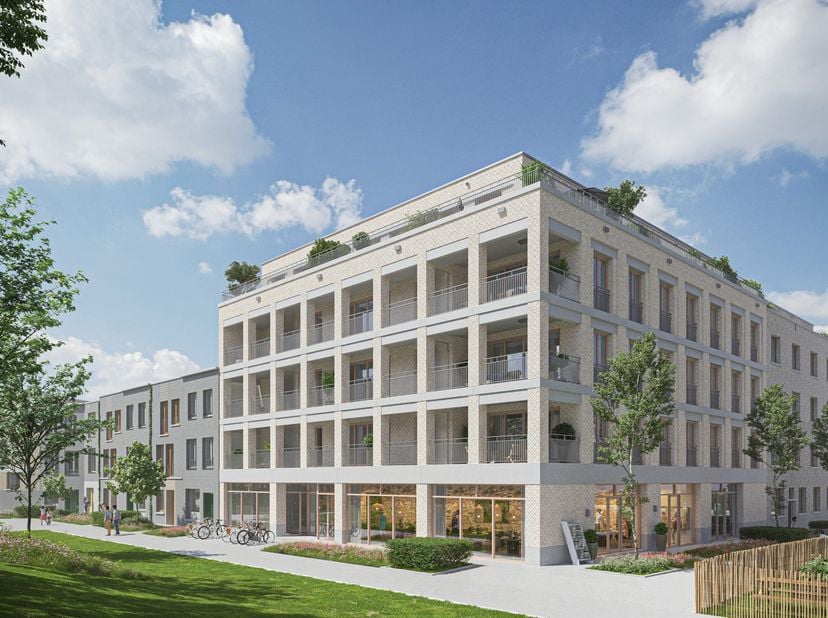 Residentie ROMAIN, gelegen in het bruisende Tondelier, belichaamt ongeëvenaarde hedendaagse luxe. De voorgevel aan het Koen Blieckplein en de zijgevel