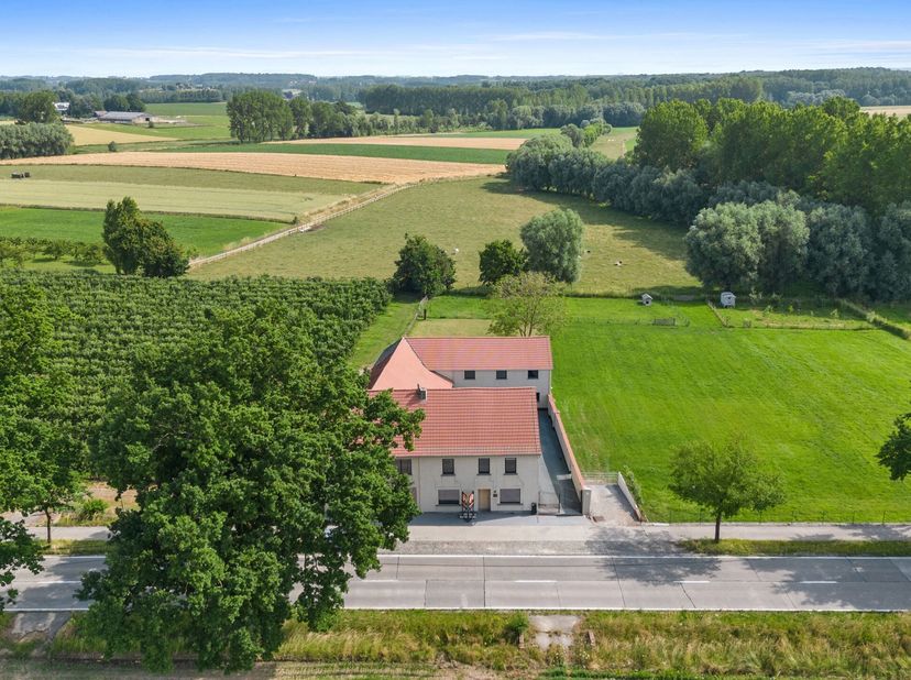 PEPINGEN - Smaakvol gerenoveerde U-hoeve met bijgebouwen en aanpalende weide op +- 1,1 HA.&lt;br /&gt;
Deze riante gerenoveerde U-hoeve biedt zowel stijl al