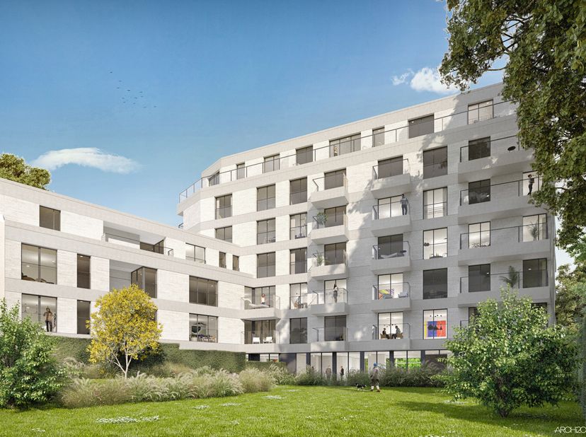 WOLUWE-SAINT-LAMBERT - entre la place Saint-Lambert et le Parc Malou, spacieux APPARTEMENT NEUF (3ch/3sdb) de standing de 180,8 m² avec deux TERRASSES