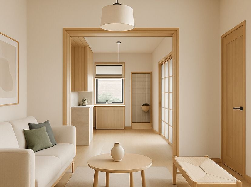 La maison peut être entièrement rénovée, mais offre une base solide pour ceux qui recherchent une maison abordable, de caractère et bénéficiant d&#039;un e