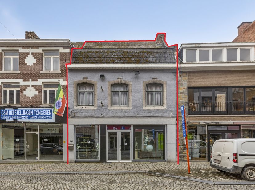 Te renoveren handelshuis met de volgende eigenschappen:&lt;br /&gt;
° uitmuntende locatie&lt;br /&gt;
° ruime oppervlakte&lt;br /&gt;
° diverse mogelijkheden&lt;br /&gt;
&lt;br