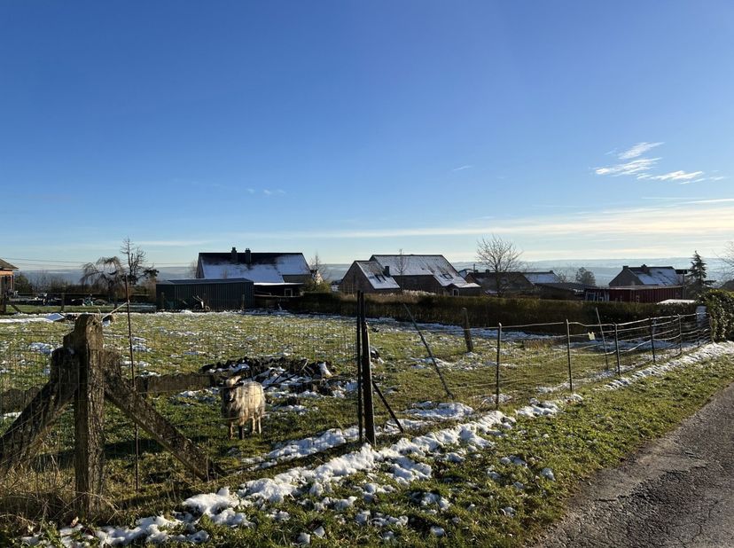 Terrain à bâtir de 08a. 27ca. sis au cur du village de Feschaux, dans un quartier calme.&lt;br /&gt;
Celui-ci bénéficie d&#039;une largeur à front de voirie de 2