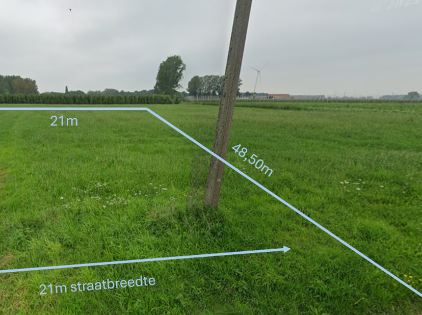 Ce terrain exceptionnel d&#039;environ 1.017 m² (côté rue 21 m et profondeur 48,50 m) est situé au calme dans la Zavelstraat (entre Nanostraat et Bouquetst