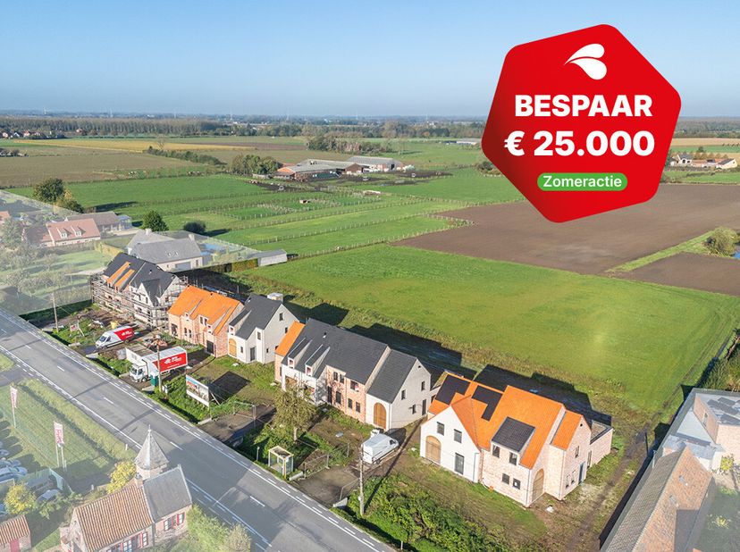 Gesloten bebouwing - Pastorijwoning met 5 slaapkamers - Energiezuinige technieken - Grote tuin met landelijk zicht - Wonen in een groene omgeving - Op