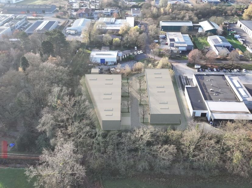 Nieuwbouw KMO-unit met een oppervlakte van 153 m² te koop, de unit maakt deel uit van het gloednieuw en multifunctioneel bedrijvenpark &quot;HOGE MOLEN&quot; be