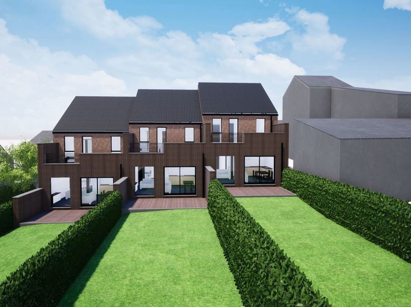 Lot de 3 terrains à bâtir avec projet accepté pour 2 maisons mitoyennes et 1 maison trois façades à vendre à Marchienne-au-Pont&lt;br /&gt;
Référence agence