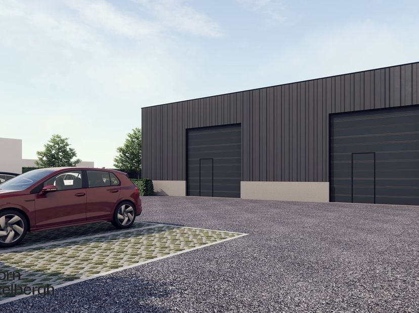 Achter het nieuw opgetrokken appartementsgebouw in hartje Ichtegem bevindt zich deze nieuwbouw KMO-unit van 196 m².&lt;br /&gt;
Voorzieningen:&lt;br /&gt;
- De bu