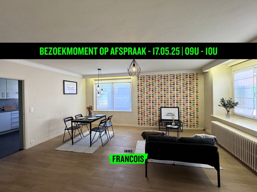 Ontdek dit prachtig gerenoveerd tweeslaapkamerappartement in het centrum van Waregem met een groot terras en een bijhorende garage. Kleinschalige resi