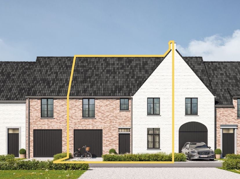 Nieuwe, charmante woning in landelijke stijl te koop in Egem. Dit lot nr. 3 is gelegen in de rustige en kindvriendelijke woonbuurt van het Paardenmole