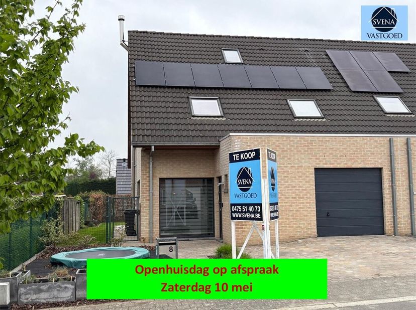 OPENHUISDAG ZATERDAG 10 MEI 2025 OP AFSPRAAK&lt;br /&gt;
ZEER RUSTIG GELEGEN WONING MET 3 SLAAPKAMERS EN TUIN&lt;br /&gt;
Zeer rustig gelegen woning in een kleine
