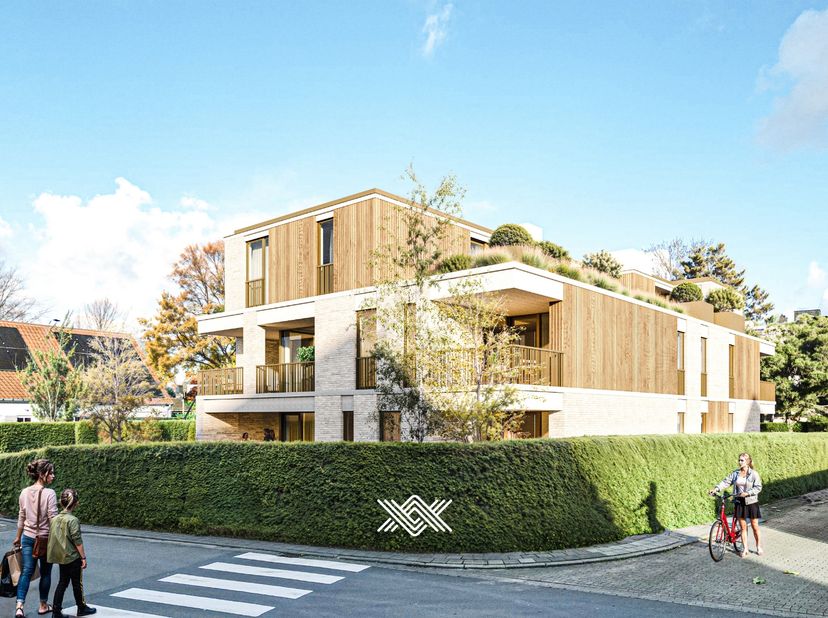 Dit tweeslaapkamer appartement met een oppervlakte van 108 m² is gelegen op het gelijkvloers verdiep van het gebouw Vespera, aan de kant van Sint-Gero