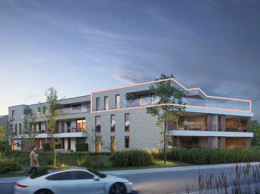 Exclusieve Penthouse in Residentie Anna  Centrum Tielt-Winge&lt;br /&gt;
 - E-peil 20 | Warmtepomp | Riant Terras | Hoogwaardige Afwerking -&lt;br /&gt;
Indeling