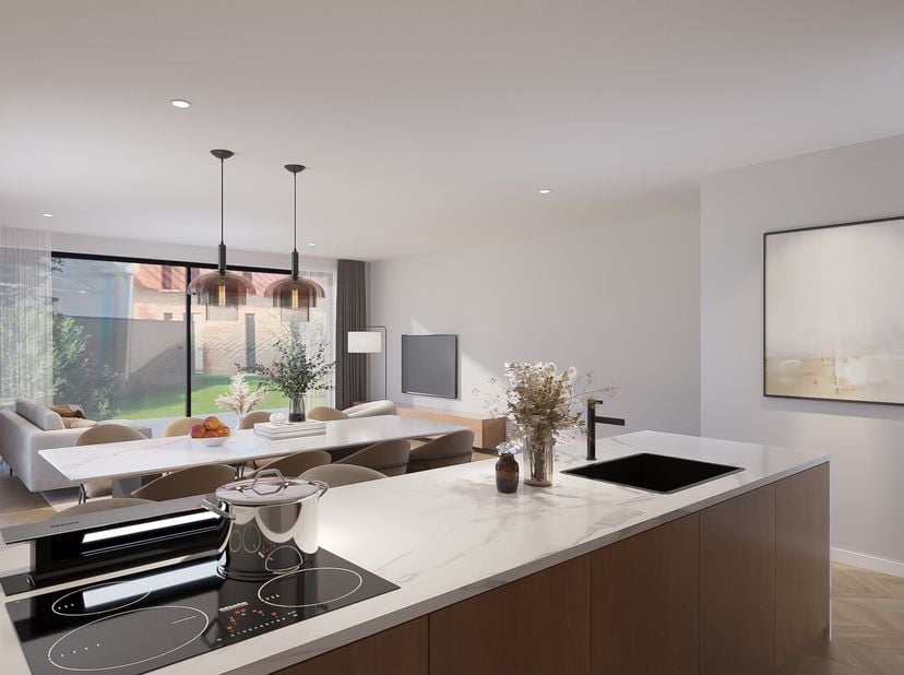 Bienvenue à Residentie Dumont, un nouveau projet de construction exclusif situé sur Driehoekstraat et Geraertsstraat, en face du magnifique parc Thor