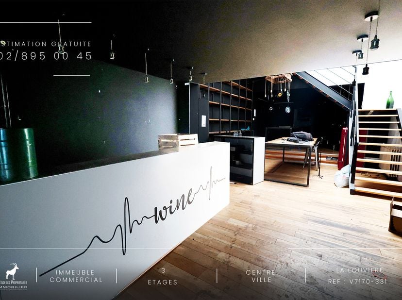 Référence Agence : v7170-331&lt;br /&gt;
*** VISITE VIRTUELLE : https://envisite.net/vtour/fr/bd78zn ****&lt;br /&gt;
Découvrez ce magnifique bâtiment commercial