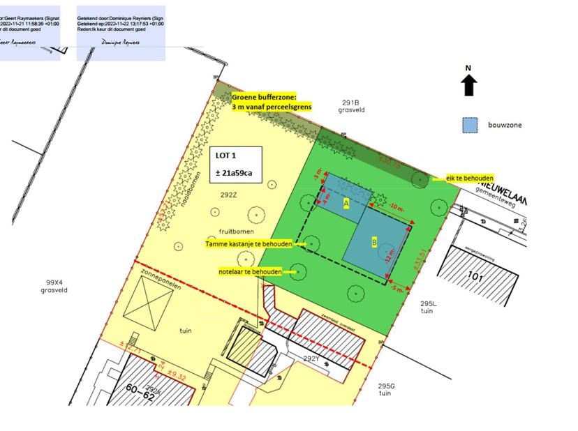 EXCLUSIF à Wezembeek-Oppem, situé non loin de la Place Dumon au bout d&#039;une rue sans issue, magnifique terrain à bâtir de 21 a 59 ca orienté SUD. A l&#039;a
