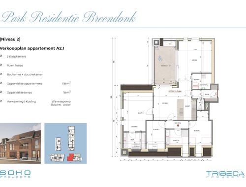                                         Appartement à vendre à Puurs, € 349.000
