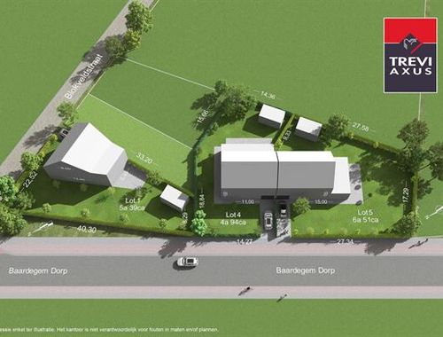                                         Terrain à bâtir à vendre à Baardegem, € 198.000
