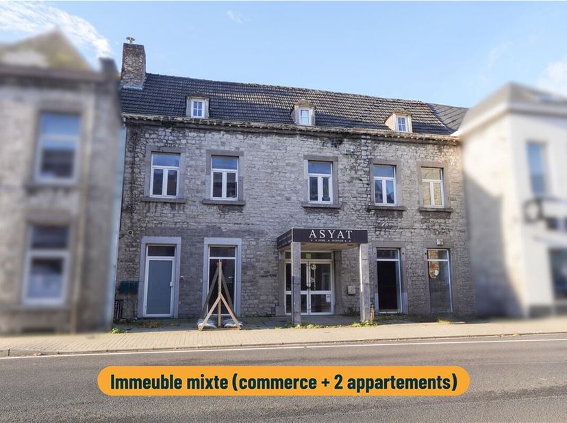 Situé le long de la Chaussée de Louvain, cet immeuble mixte À RÉNOVER combine charme authentique et emplacement stratégique. Sa façade en pierre et se