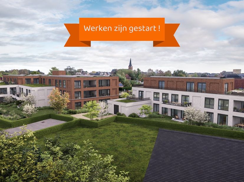 Dit unieke nieuwbouwproject &quot;JUNE&quot;, bestaande uit 2 gebouwen, zal worden gerealiseerd op de site van de oude Melkerij te Putte op wandelafstand van wi