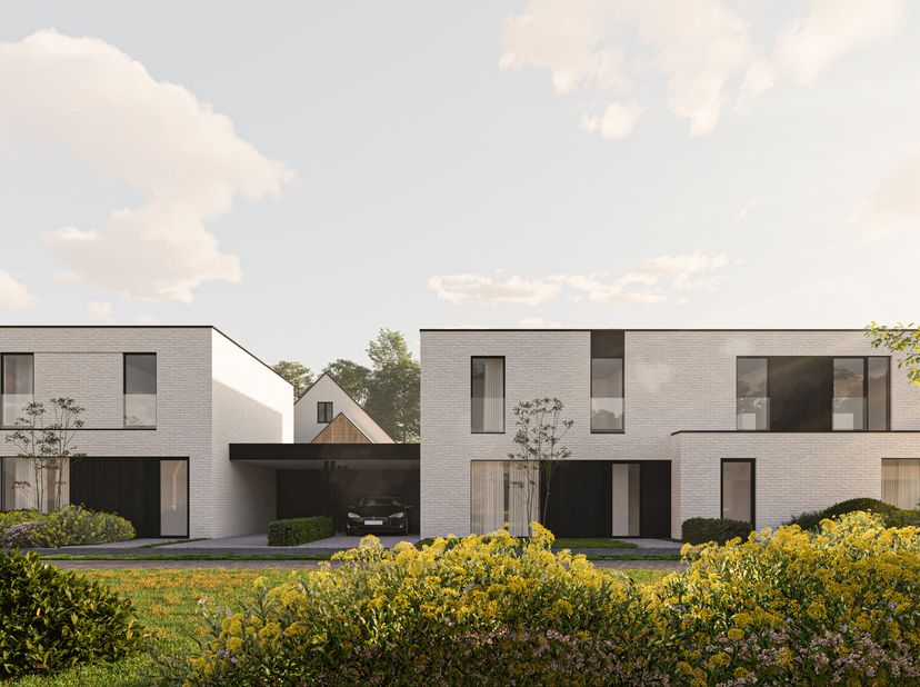 In het rustige Bavegem in Oost-Vlaanderen wordt momenteel de moderne woonwijk Paepevelden gerealiseerd. Deze omvat 16 eigentijdse nieuwbouwwoningen, g