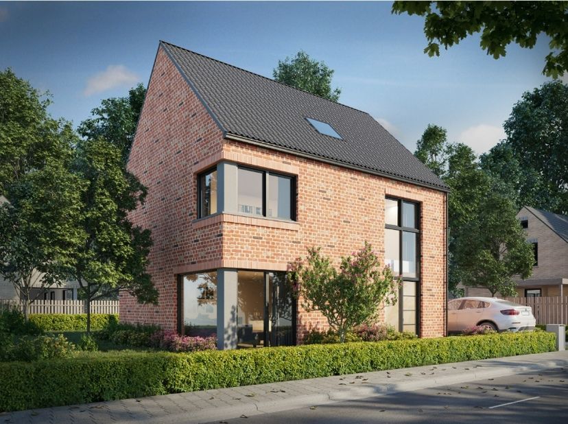 Wonen in Brakel betekent elke dag genieten van de rust en schoonheid van het glooiende Vlaamse landschap. Deze energie neutrale nieuwbouwwoning in een