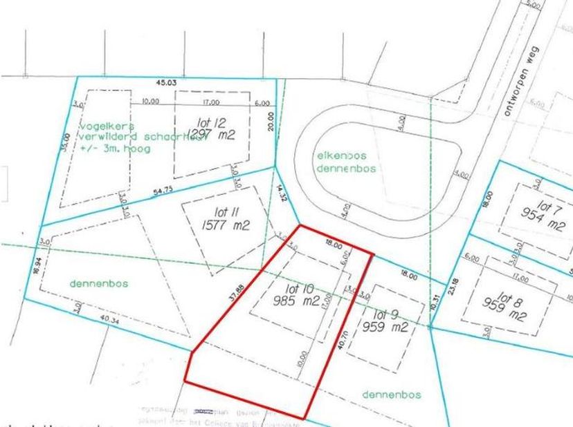 Bouwgrond - groot perceel - open bebouwing&lt;br /&gt;
&lt;br /&gt;
Prachtig perceel bouwgrond in een nieuwe verkaveling omgeven door groen. Met een oppervlakte v